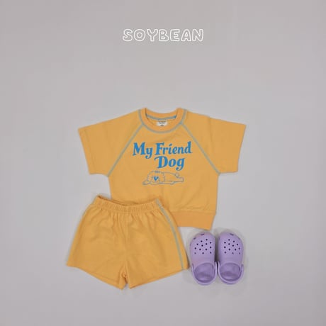 soybean/12. plan ) my Friend updown set XS-XL