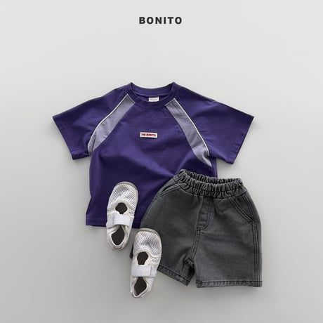 bonito/77. raglan side color tee? JS-JM