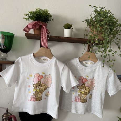 lepetitmot/17. ice cream bear T-shirt XS-XL