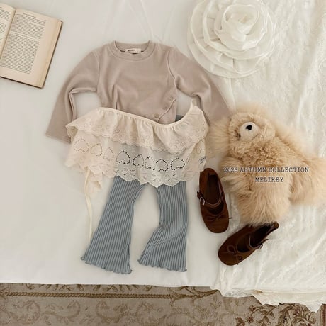 melikey/20. oblique button T-shirt JS-JM