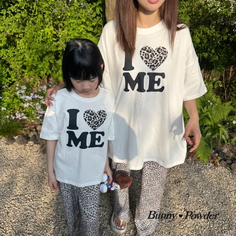 bunnypowder/252. leopard heart T-shirt S-XL
