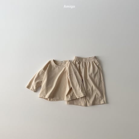amigo/8. cotton updown set XS-XL