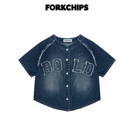 forkchips/82. bold denim shirt JS-JXL