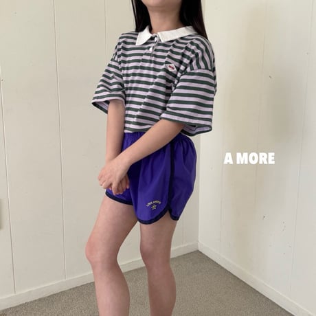amore/55. uni corn collar T-shirt XS-XL