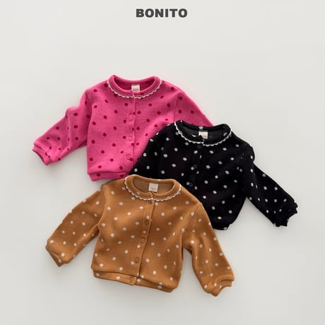 bonito/89. dot cardigan JS-JM