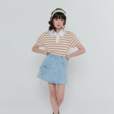 forkchips/59. rolly pop shirts collar T-shirt M-XL