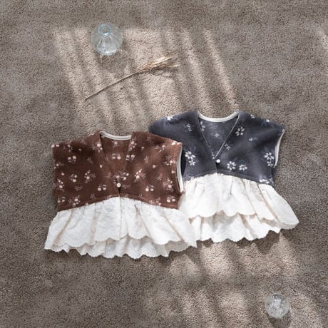 bebeholic/39. elsa vest S(6-12M)-M(12-18M)