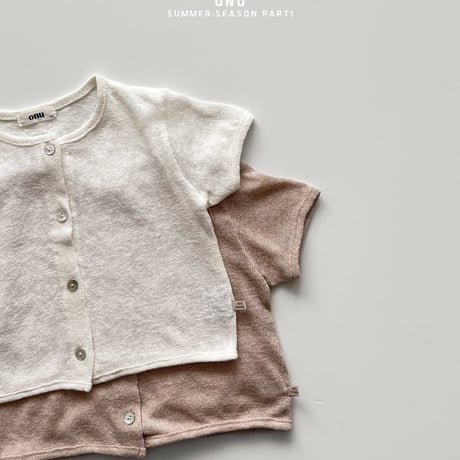 onu/36. knit half t cardigan XS-XL