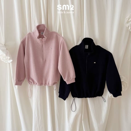 sm2/7. half string knit zipup 9-17