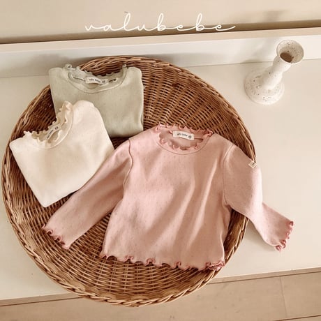 valubebe/58. soft fril T-shirt 6M-S