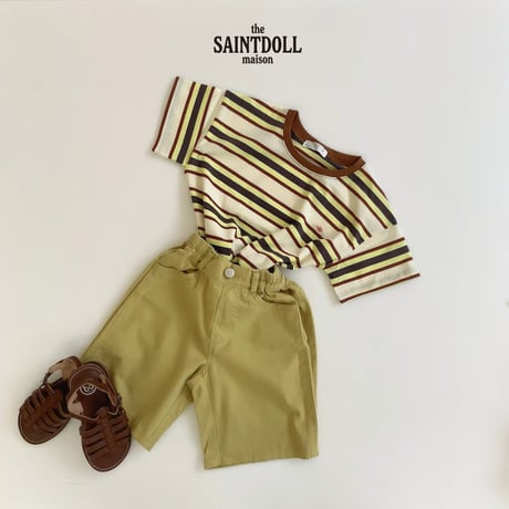 saintdoll/98. side pin tuck half pants ADULT