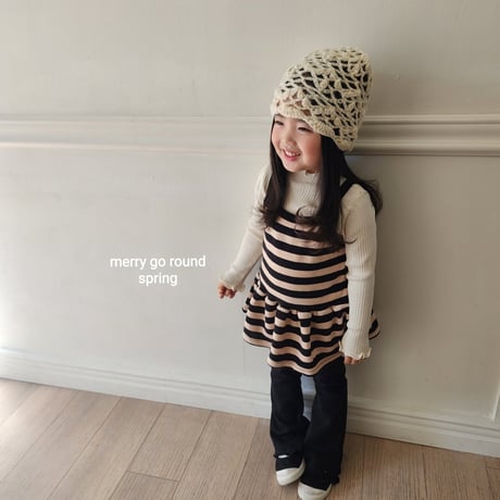 merrygoround/34. ST shirring sleeveless XS-2XL