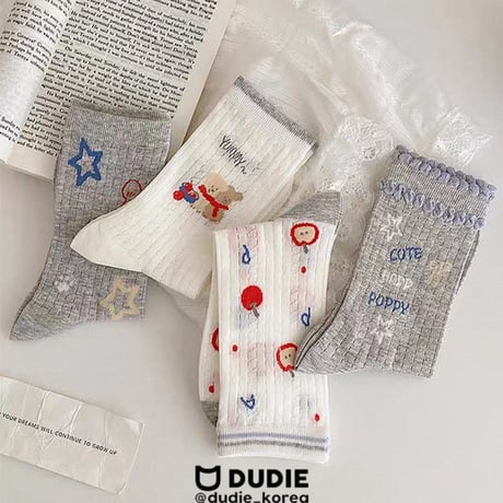 dudie/38. star bear  4set FREE(JR-MOM)