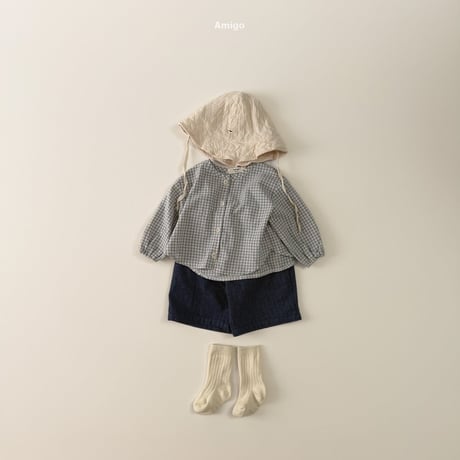 amigo/5. 7bu herringbon denim XS-XL