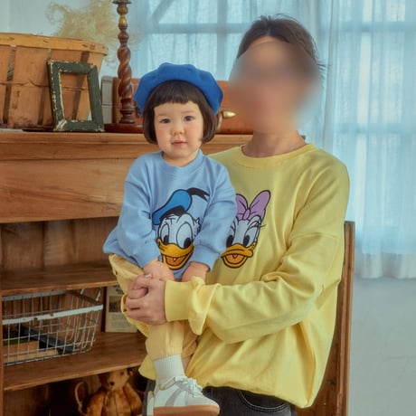 oottbebe/26. donald man-to-man XS(1-2Y)-XL(6-7Y)