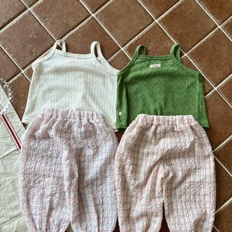thelala/15. shabette check pants XS-XL