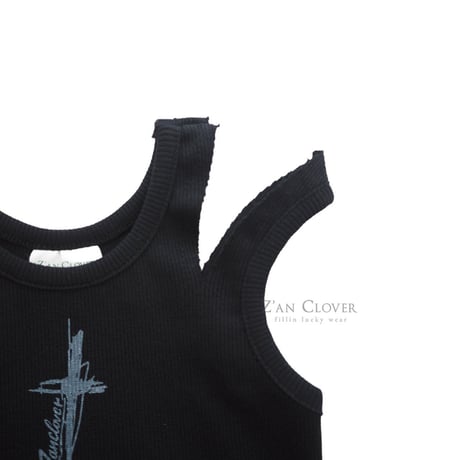 zanclover/72. unbal open tank top 13-19