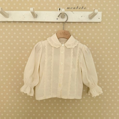 monbebe/5. pepe lace blouse S(1-2Y)-XL(7-8Y)
