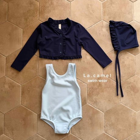 lacamel/29. frill swim hat BEBE(1-4Y)-KIDS(5-7Y)