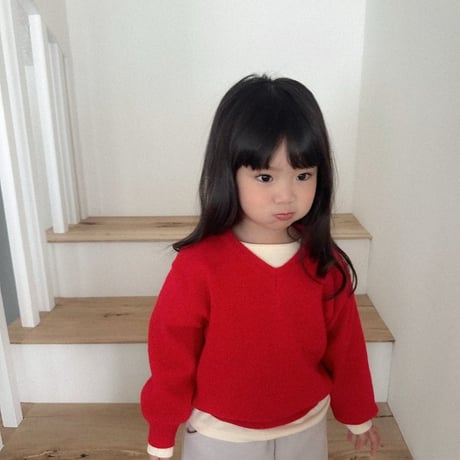 digreen/34. Cozy V-Neck Knit S-2XL