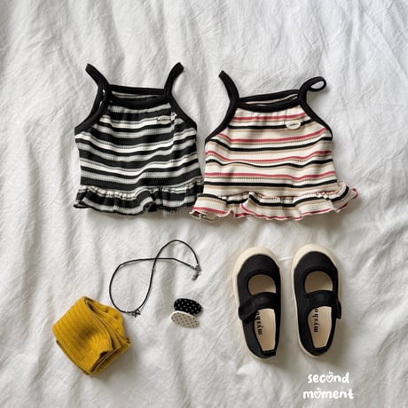 secondmoment/84. waffle penut sleeveless XS-XL