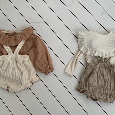 bebeholic/17. easy waffle overalls bloomer S-L