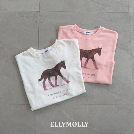 ellymolly/102. blush pony T-shirt ADULT