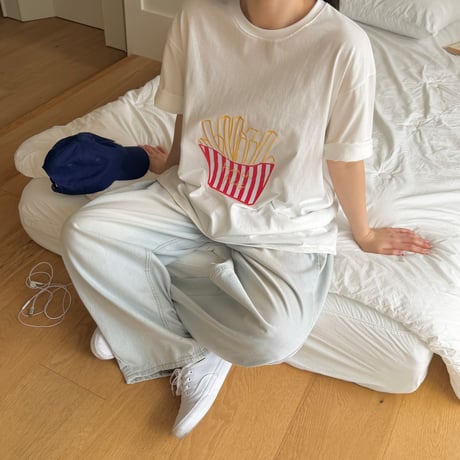 ninibello/133. adult ) potato half t T-shirt FREE