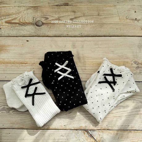 melikey/107. ribbon long socks FREE