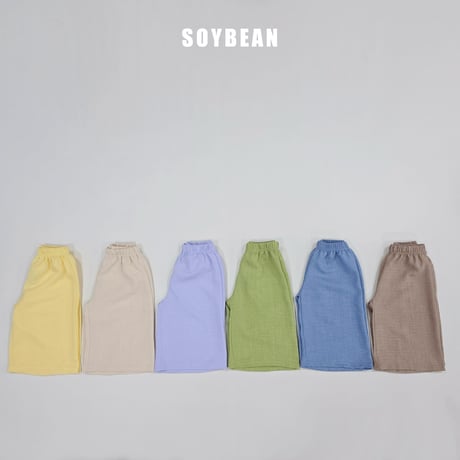 soybean/157. plan ) gently wide pants XS-XL
