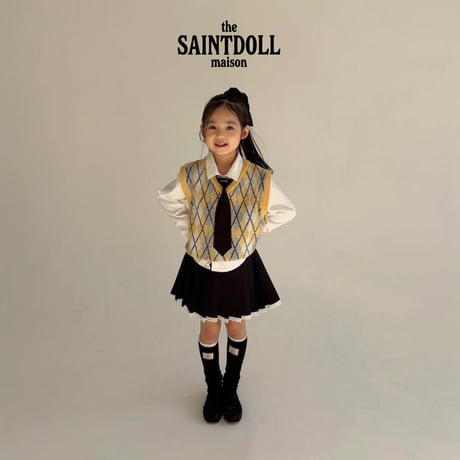 saintdoll/146. baby knit vest XL-JM