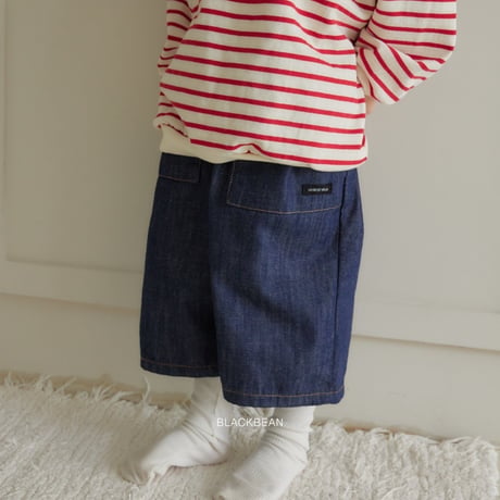 blackbean/31. pocket denim pants S-XL