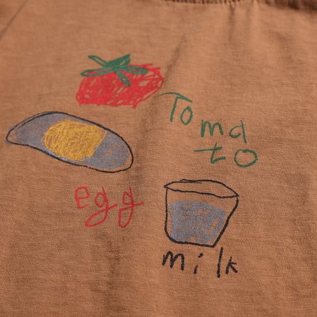 normalplay/23. egg half t T-shirt 12M-XL
