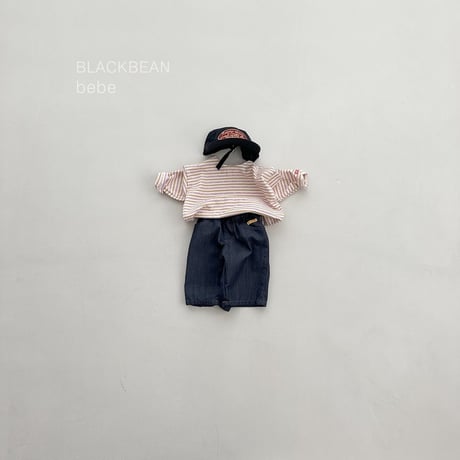 blackbean/10. macaron bebe T-shirt S-M