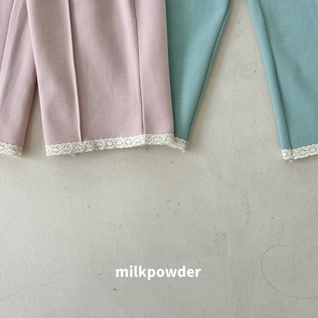 milkpowder/51. pin tuck pants 5-11