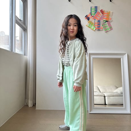bonbonbutik/31. terry line pants XS-XL
