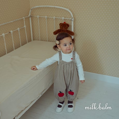 milkbalm/25. apple overalls XS-XL