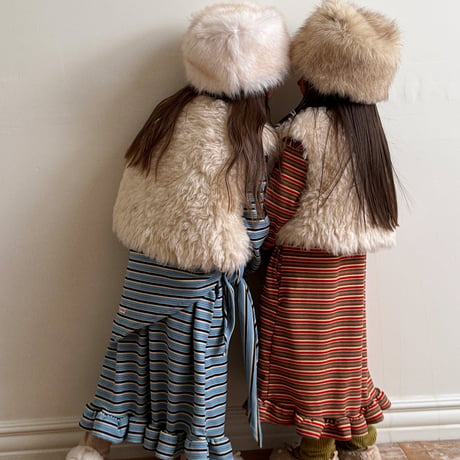 ellymolly/54. fleece fril long one-piece 3-11