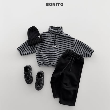 bonito/52. knee pin tuck straight pants JS-JM