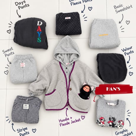 hans/14. compotable cardigan XXS-JS