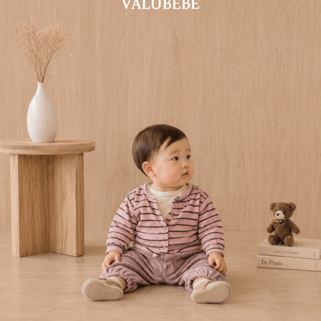 valubebe/91. bello stripe pants 6M-S
