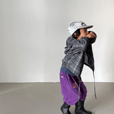 minimal/69. checkcheck Shacket hood JS-JM