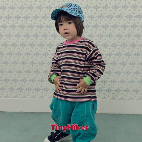 tinyhiker/15. candy stripe T-shirt XS-XL