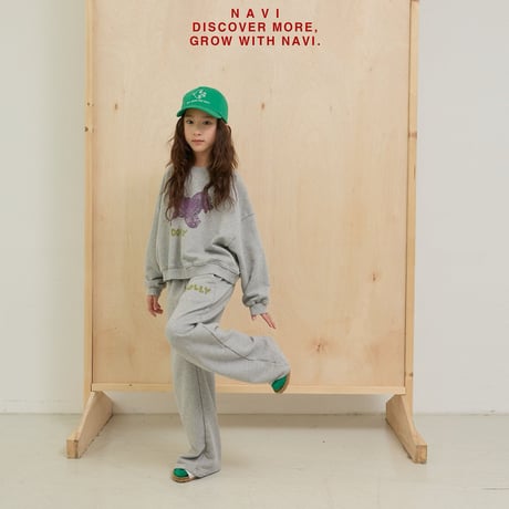 navi/25. dolri crop man-to-man S-XL