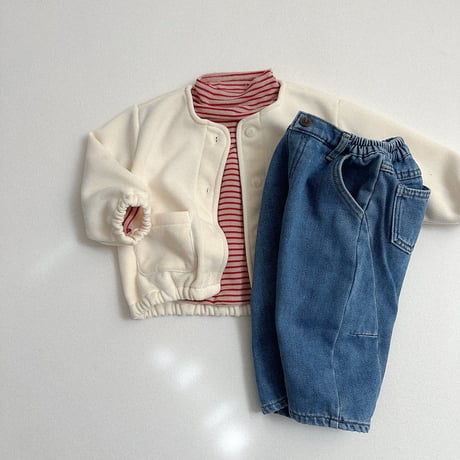 minirobe/8. Merry mock neck tee S-XL