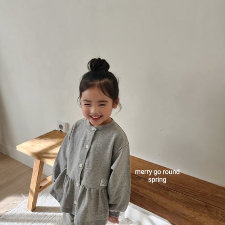 merrygoround/22. roze set cardigan XS-2XL