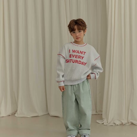 heydo/41. waffle man-to-man S-XL