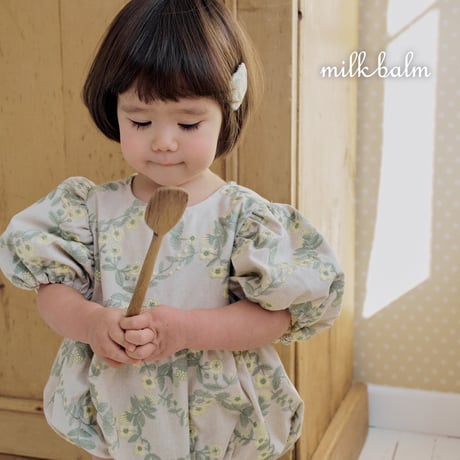 milkbalm/8. rosa embroidery suit XS(-6M)-M(12M-18M)