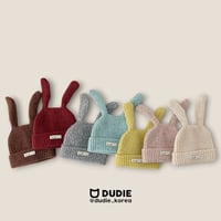 dudie/103. long Ear knit hat FREE(50-52CM)