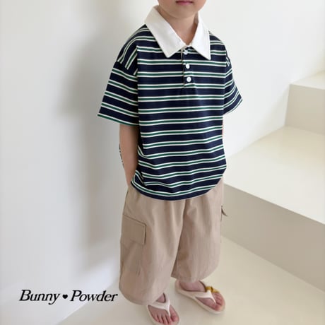 bunnypowder/186. summer collar T-shirt S-XL